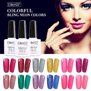Esmalte de unas Elite99 colores brillantes