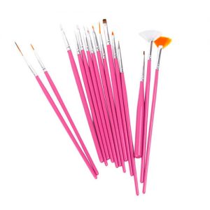 Pinceles de unas Generic Kit 15 piezas